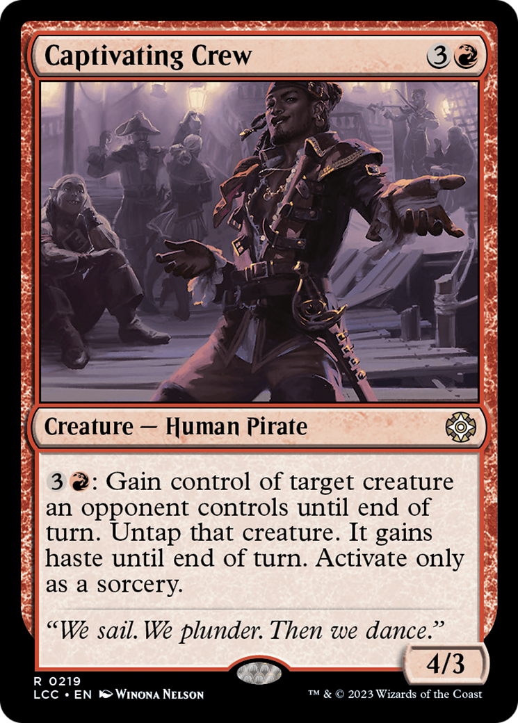 Captivating Crew [The Lost Caverns of Ixalan Commander] | Webway Games