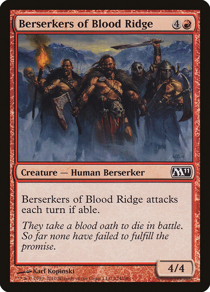 Berserkers of Blood Ridge [Magic 2011] | Webway Games