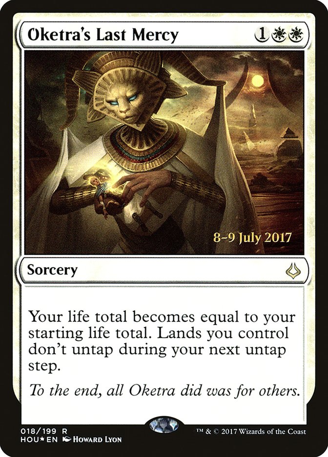 Oketra's Last Mercy  (Prerelease) [Hour of Devastation Prerelease Promos] | Webway Games