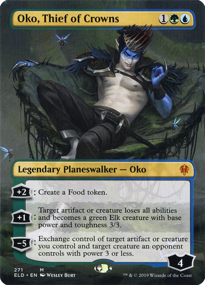 Oko, Thief of Crowns (Borderless) [Throne of Eldraine] | Webway Games