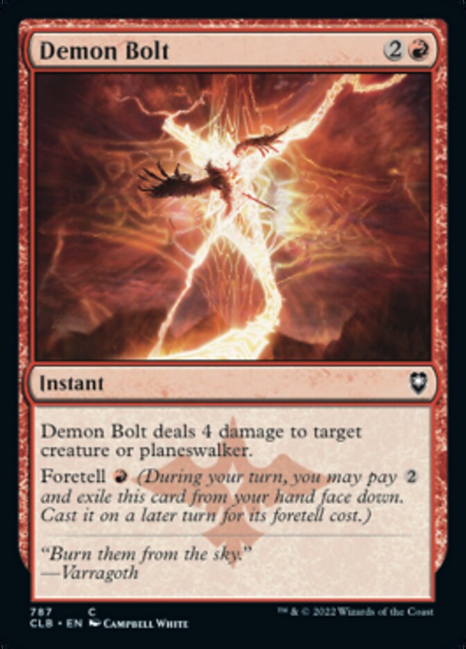 Demon Bolt [Commander Legends: Battle for Baldur's Gate] | Webway Games