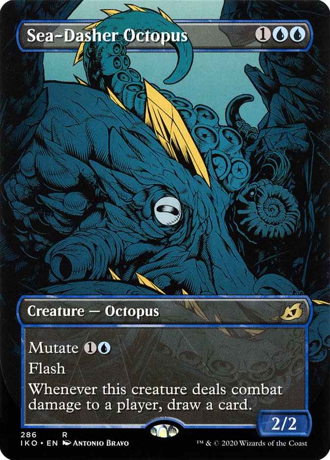 Sea-Dasher Octopus (Showcase) [Ikoria: Lair of Behemoths] | Webway Games