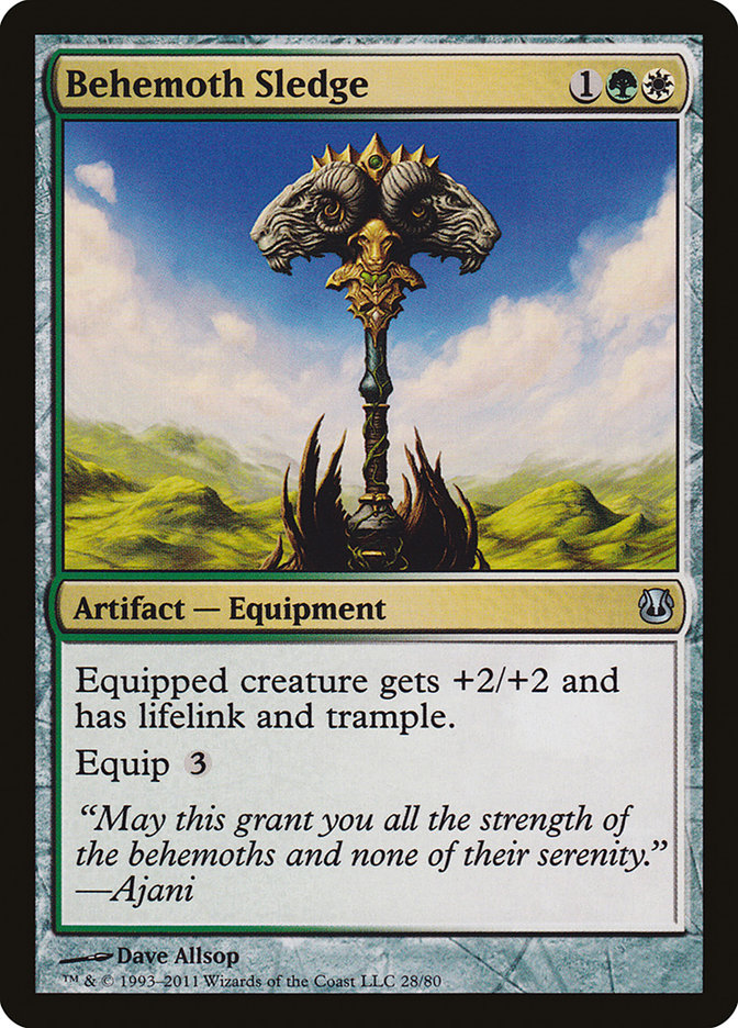 Behemoth Sledge [Duel Decks: Ajani vs. Nicol Bolas] | Webway Games