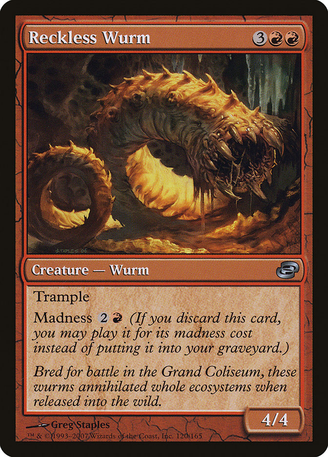 Reckless Wurm [Planar Chaos] | Webway Games