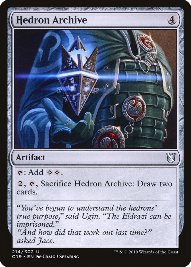 Hedron Archive [Commander 2019] | Webway Games
