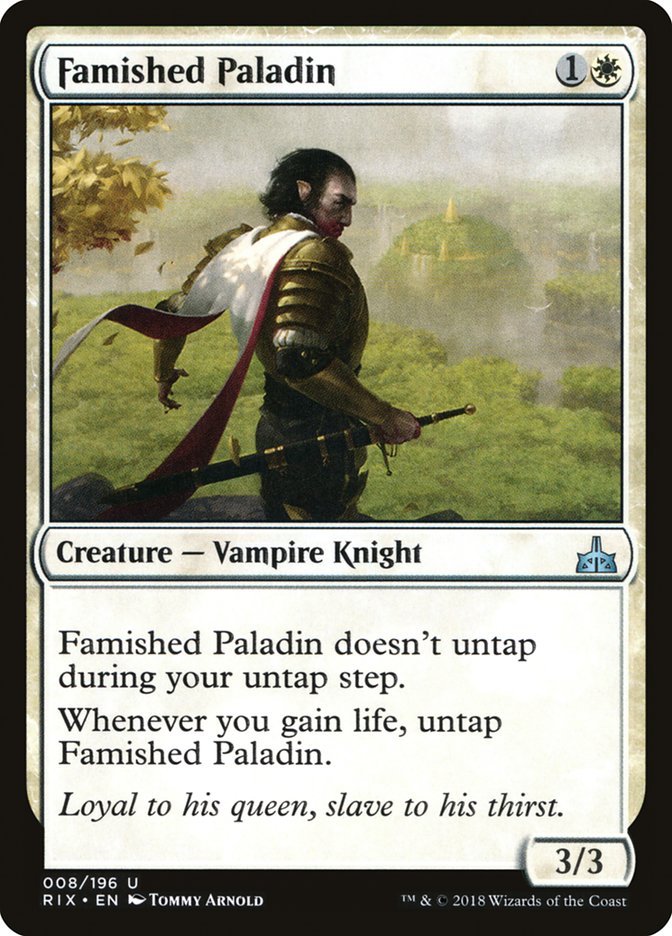 Famished Paladin [Rivals of Ixalan] | Webway Games