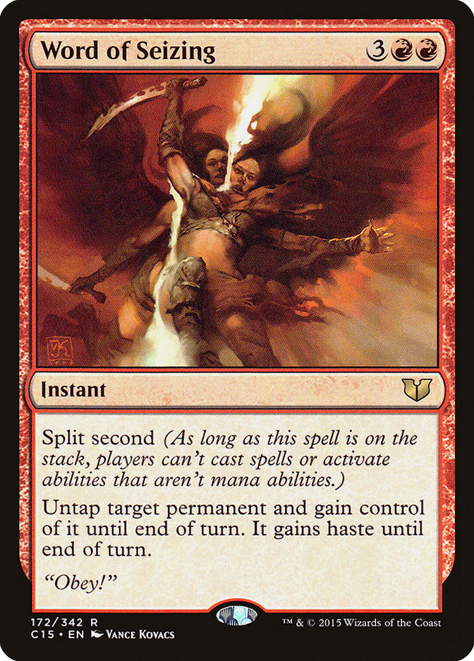 Word of Seizing [Commander 2015] | Webway Games
