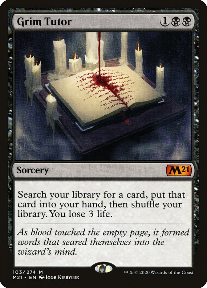 Grim Tutor [Core Set 2021] | Webway Games