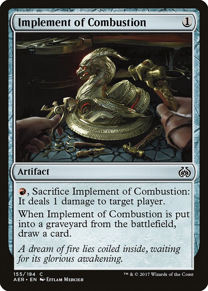 Implement of Combustion [Aether Revolt] | Webway Games
