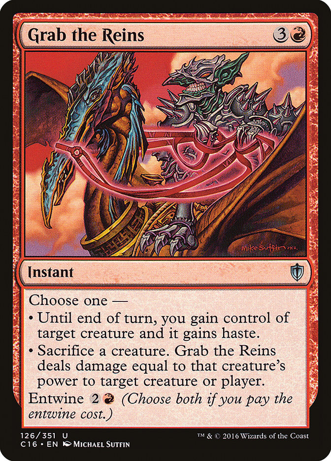 Grab the Reins [Commander 2016] | Webway Games