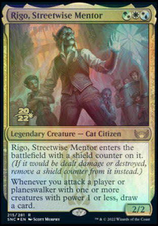 Rigo, Streetwise Mentor [Streets of New Capenna Prerelease Promos] | Webway Games