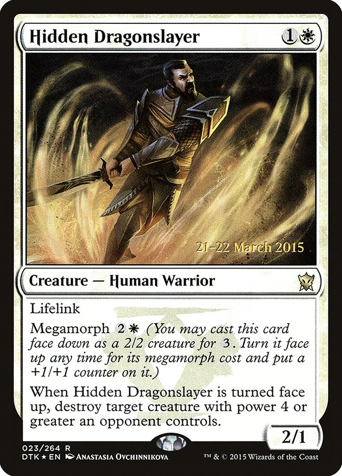 Hidden Dragonslayer  (Prerelease) [Dragons of Tarkir Prerelease Promos] | Webway Games