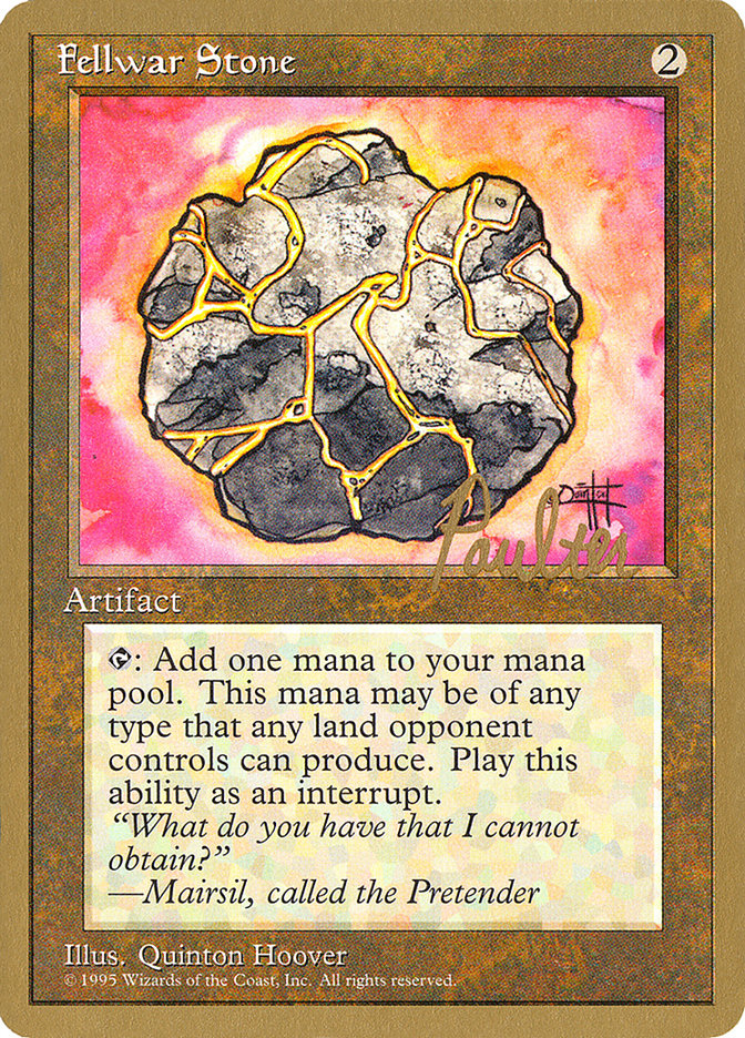 Fellwar Stone (Preston Poulter) [Pro Tour Collector Set] | Webway Games