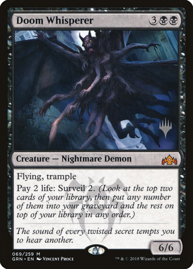 Doom Whisperer (Promo Pack) [Guilds of Ravnica Promos] | Webway Games
