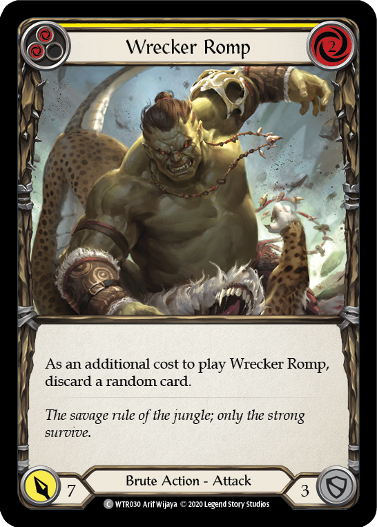 Wrecker Romp (Yellow) [U-WTR030] (Welcome to Rathe Unlimited)  Unlimited Normal | Webway Games
