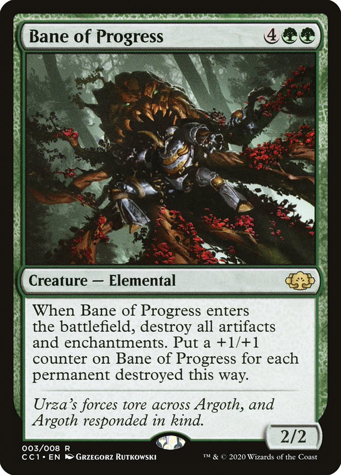 Bane of Progress [Commander Collection: Green] | Webway Games