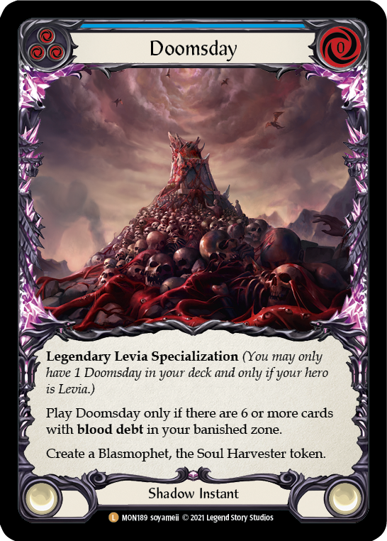 Doomsday (Cold Foil) [MON189-CF] 1st Edition Cold Foil | Webway Games