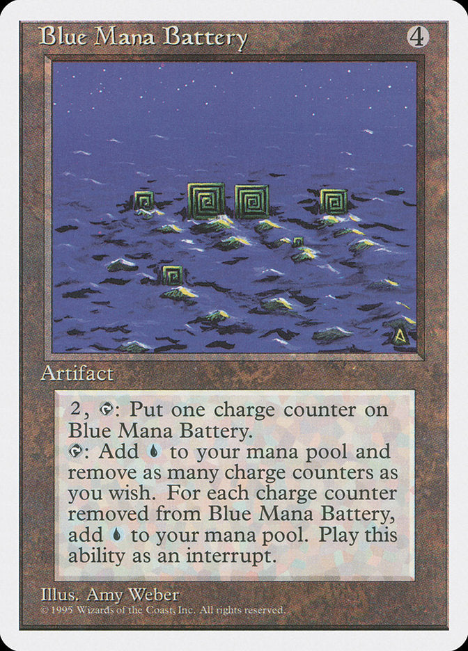 Blue Mana Battery [Fourth Edition] | Webway Games