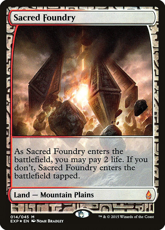 Sacred Foundry [Zendikar Expeditions] | Webway Games