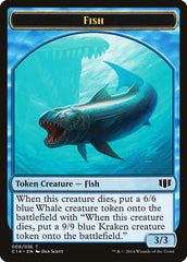 Fish // Zombie (011/036) Double-sided Token [Commander 2014 Tokens] | Webway Games