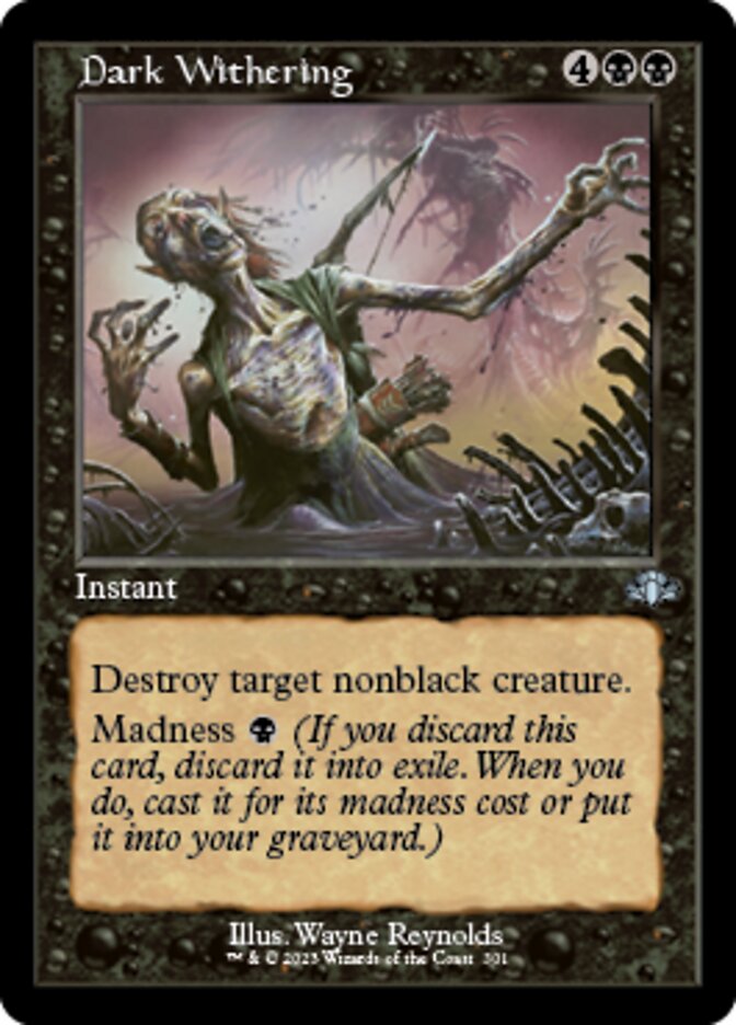 Dark Withering (Retro) [Dominaria Remastered] | Webway Games