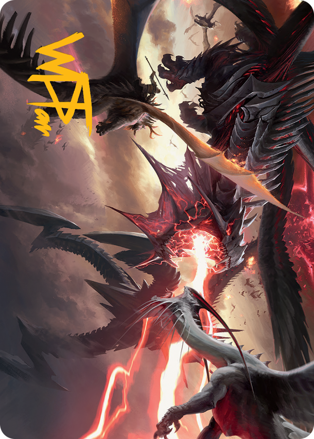 Invasion of Tarkir Art Card (Gold-Stamped Signature) [March of the Machine Art Series] | Webway Games