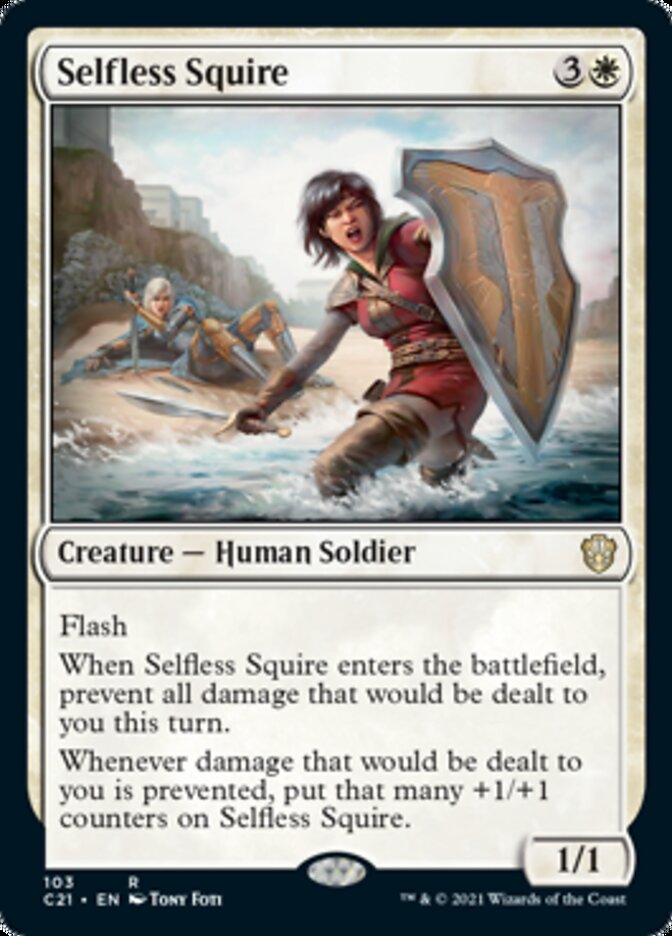 Selfless Squire [Commander 2021] | Webway Games