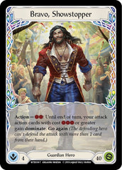 Bravo, Showstopper // Rhinar, Reckless Rampage [WTR038 // WTR001] (Welcome to Rathe Unlimited) | Webway Games