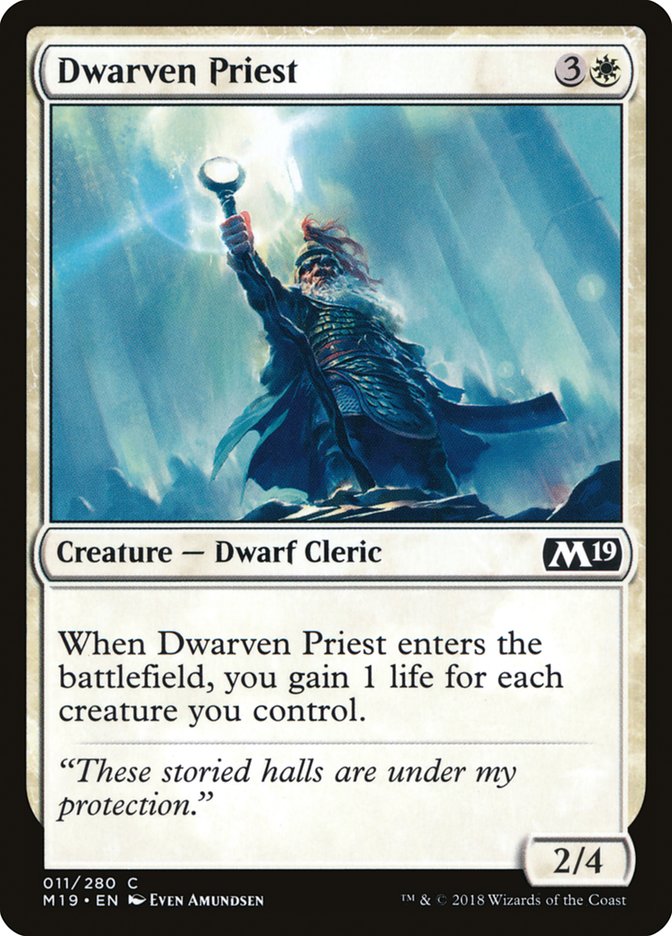 Dwarven Priest [Core Set 2019] | Webway Games