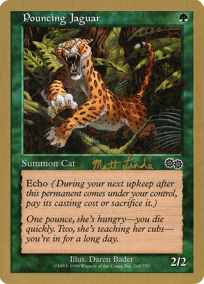 Pouncing Jaguar (Matt Linde) [World Championship Decks 1999] | Webway Games