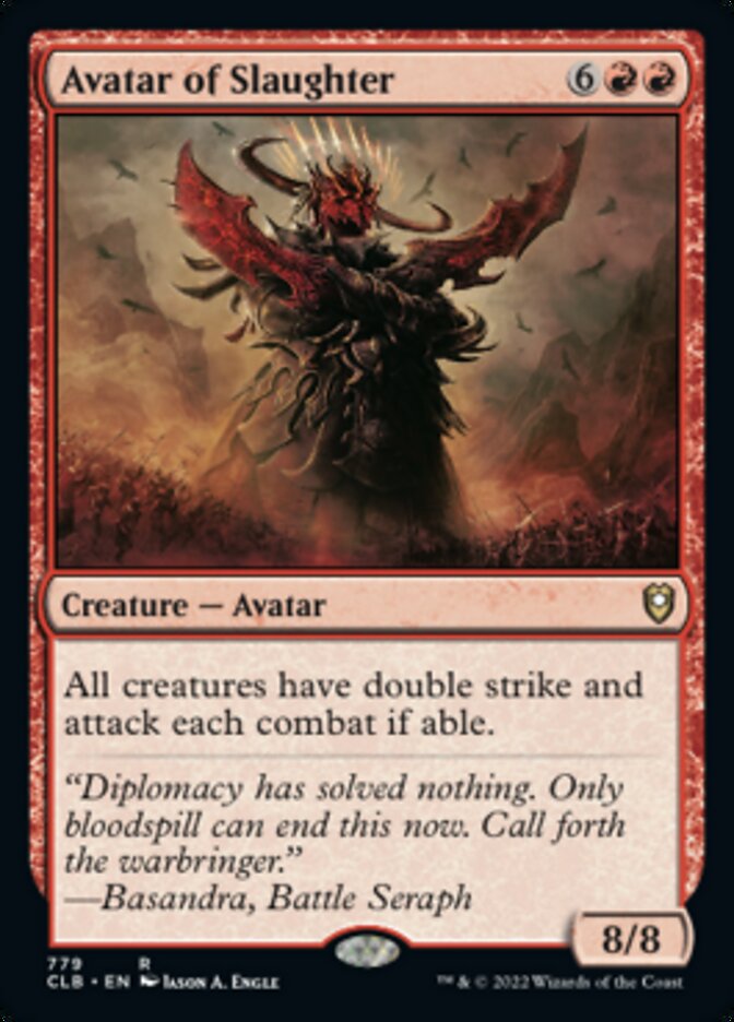 Avatar of Slaughter [Commander Legends: Battle for Baldur's Gate] | Webway Games