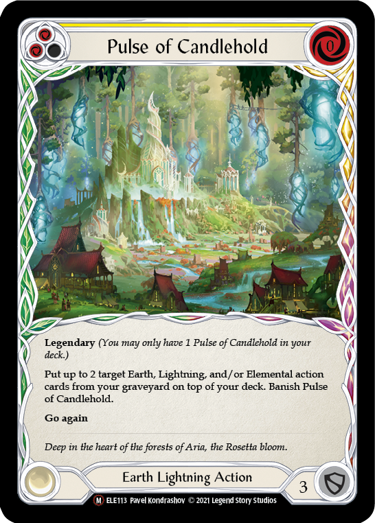 Pulse of Candlehold [U-ELE113] Unlimited Rainbow Foil | Webway Games