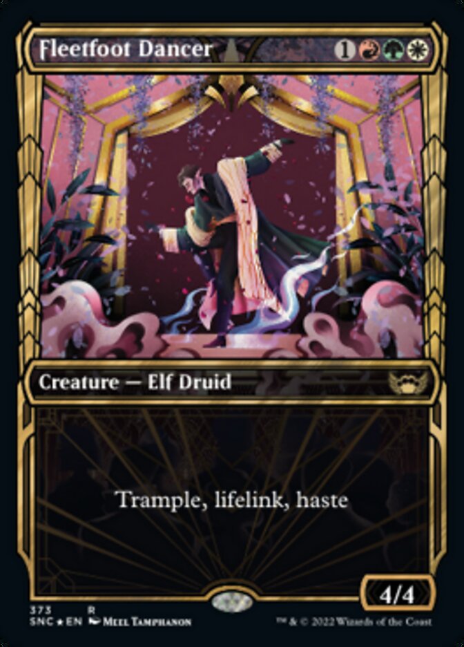 Fleetfoot Dancer (Showcase Golden Age Gilded Foil) [Streets of New Capenna] | Webway Games