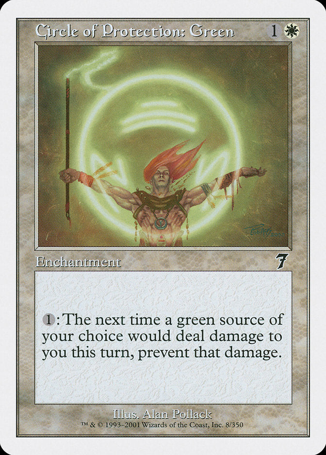 Circle of Protection: Green [Seventh Edition] | Webway Games