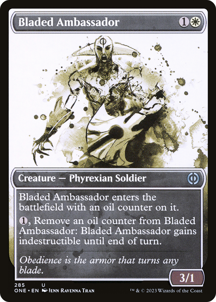 Bladed Ambassador (Showcase Ichor) [Phyrexia: All Will Be One] | Webway Games