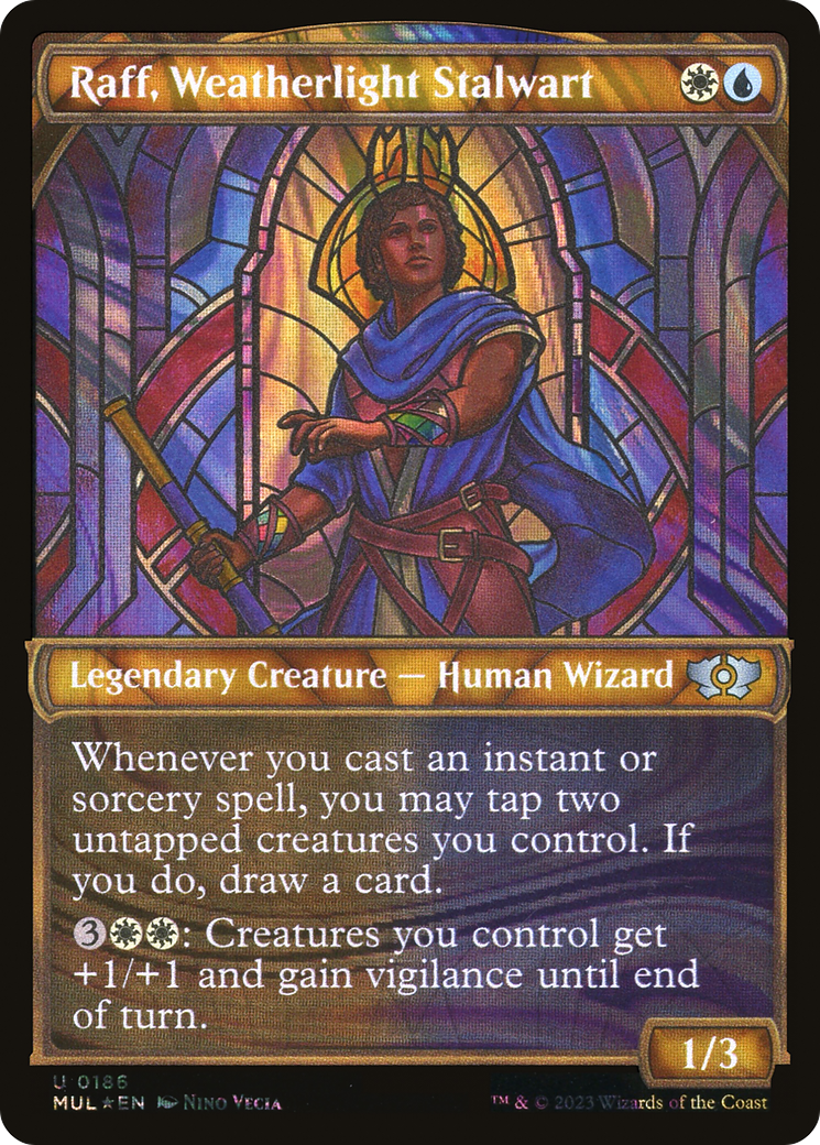 Raff, Weatherlight Stalwart (Halo Foil) [Multiverse Legends] | Webway Games