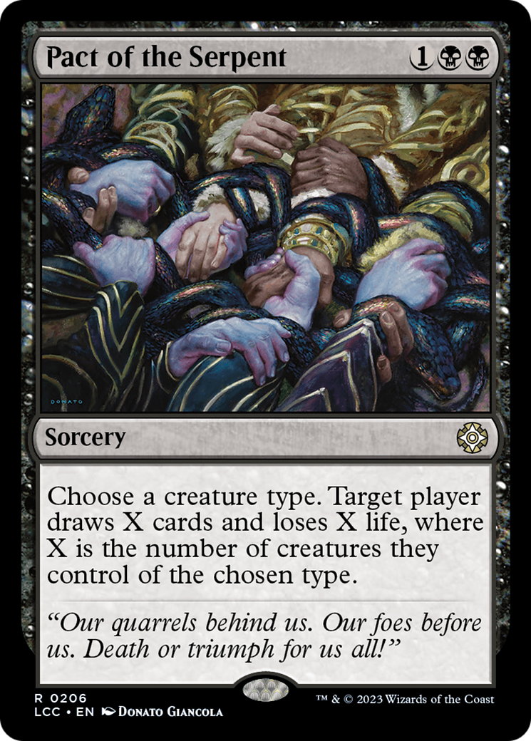 Pact of the Serpent [The Lost Caverns of Ixalan Commander] | Webway Games
