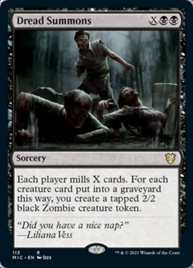 Dread Summons [Innistrad: Midnight Hunt Commander] | Webway Games
