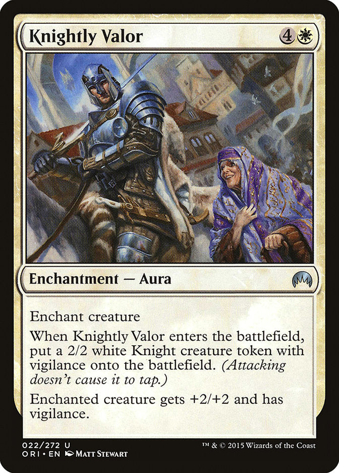 Knightly Valor [Magic Origins] | Webway Games