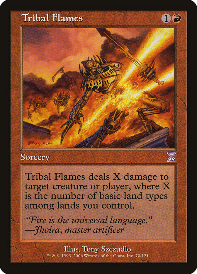 Tribal Flames [Time Spiral Timeshifted] | Webway Games
