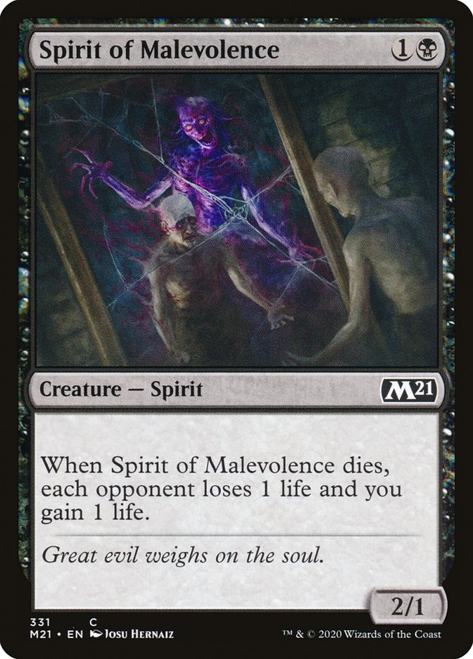 Spirit of Malevolence [Core Set 2021] | Webway Games