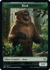 Kavu // Bear Double-sided Token [Dominaria United Commander Tokens] | Webway Games