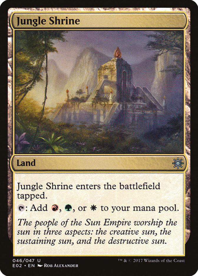 Jungle Shrine [Explorers of Ixalan] | Webway Games