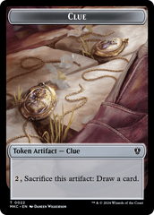 Clue // Food Double-Sided Token [Murders at Karlov Manor Commander Tokens] | Webway Games