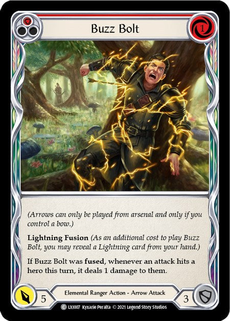 Buzz Bolt (Red) [LXI007] (Tales of Aria Lexi Blitz Deck)  1st Edition Normal | Webway Games