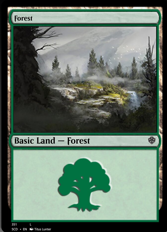 Forest (351) [Starter Commander Decks] | Webway Games