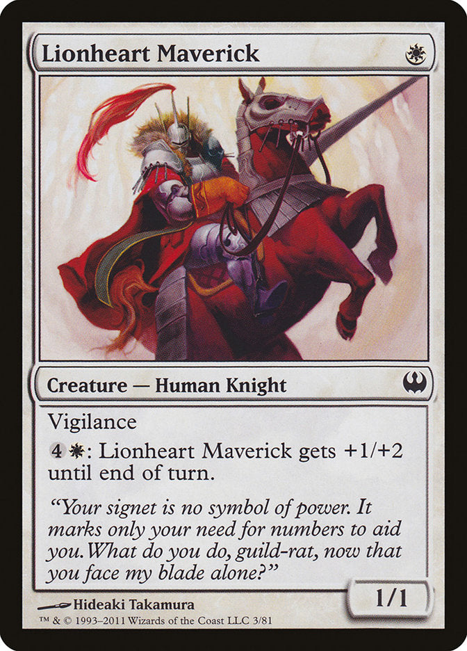 Lionheart Maverick [Duel Decks: Knights vs. Dragons] | Webway Games