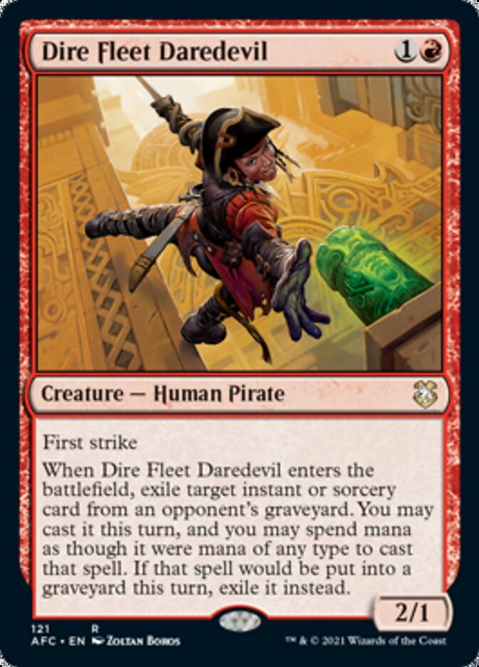 Dire Fleet Daredevil [Dungeons & Dragons: Adventures in the Forgotten Realms Commander] | Webway Games