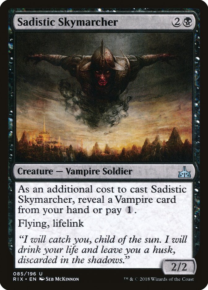 Sadistic Skymarcher [Rivals of Ixalan] | Webway Games
