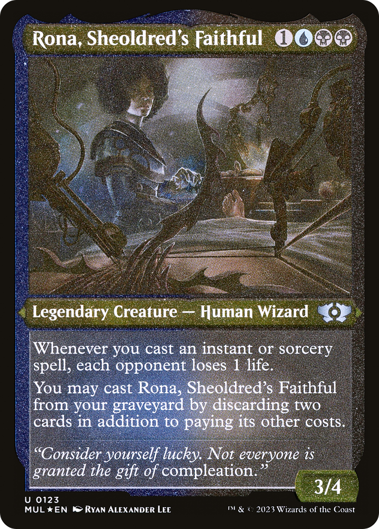 Rona, Sheoldred's Faithful (Foil Etched) [Multiverse Legends] | Webway Games